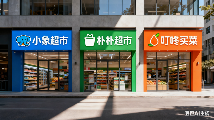 前置倉模式迭代創(chuàng)新，叮咚搞大倉、小象建果切間和樸樸推餐飲外賣，誰能笑到最后？